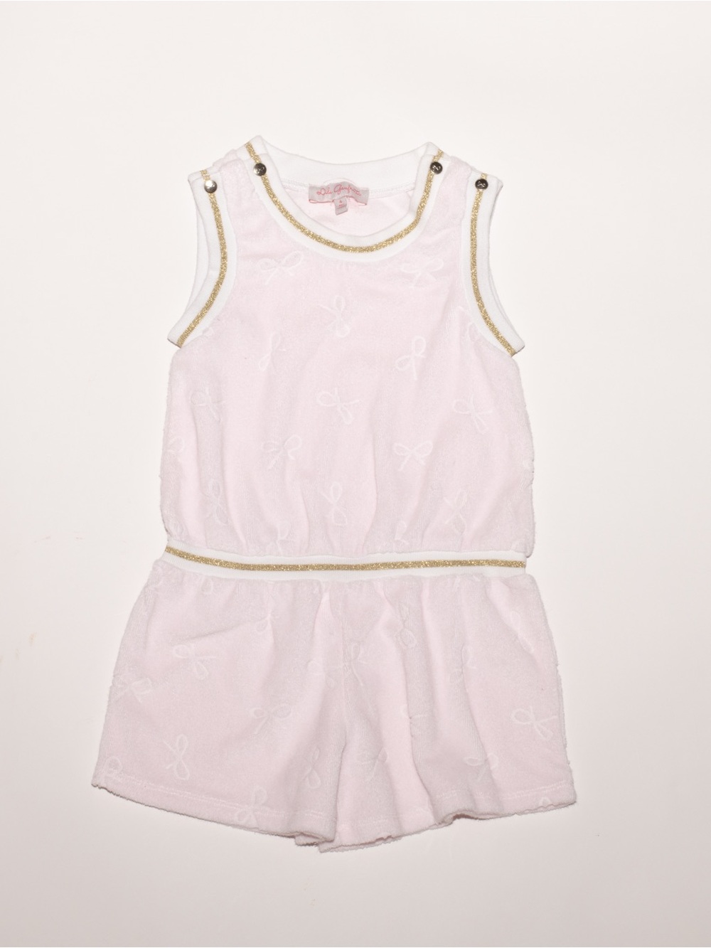 Lili Gaufrette Terry Bow Romper